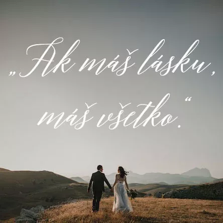 citaty na svadobne oznamenia